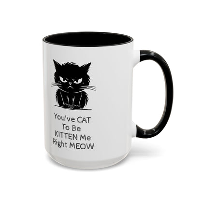 Kitten Me 2-Tone Coffee Mug