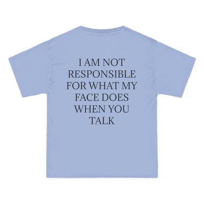When You Talk Men's Short-Sleeve Crewneck Tee