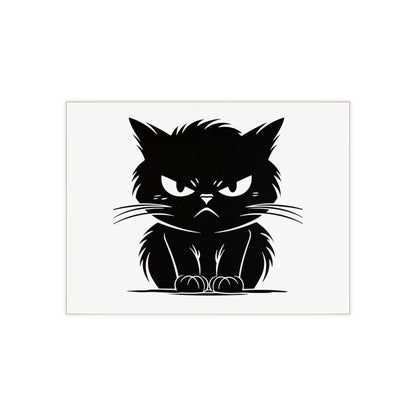 Angry Cat Ceramic Photo Tile