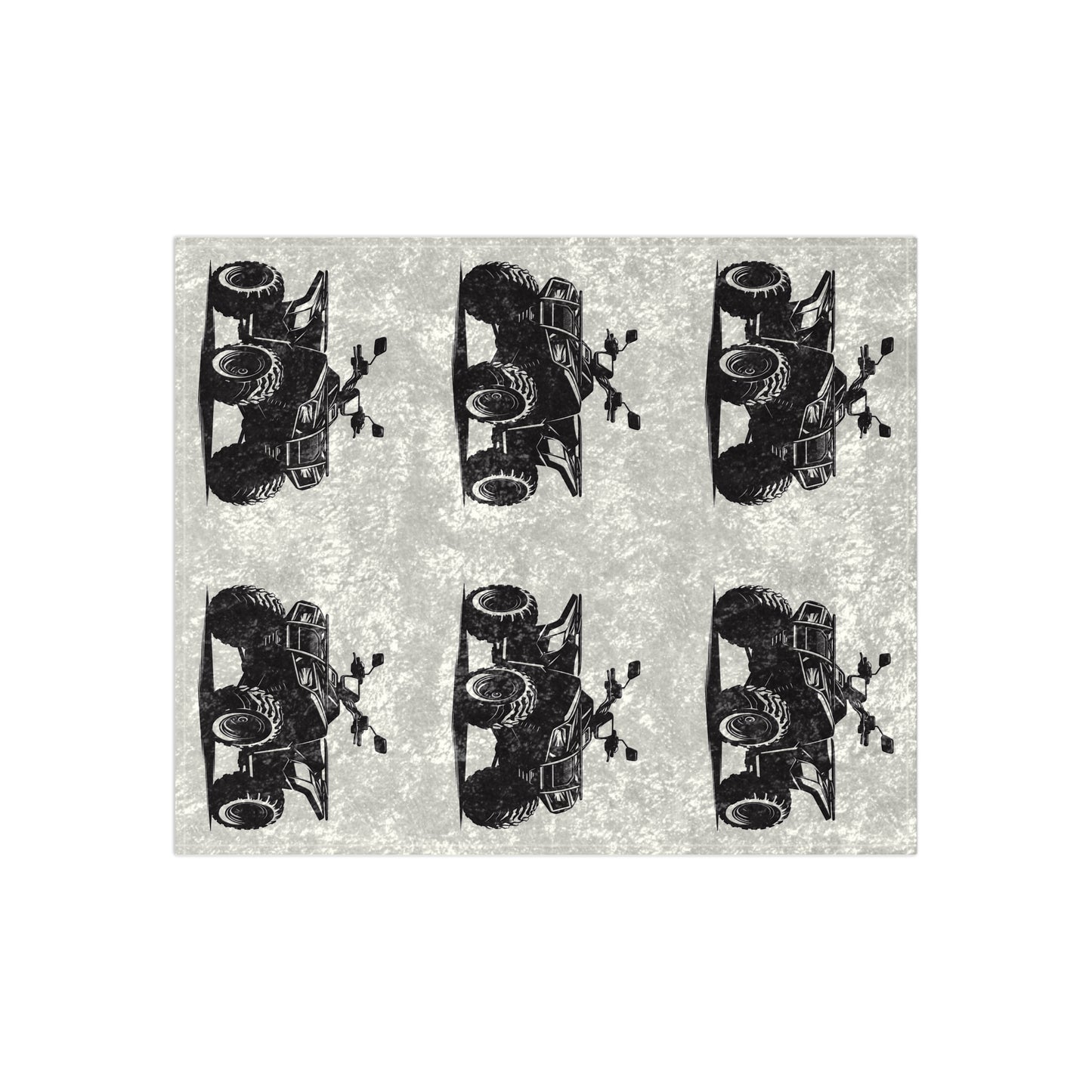 Off The Beaten Path Quad Crushed Velvet Blanket