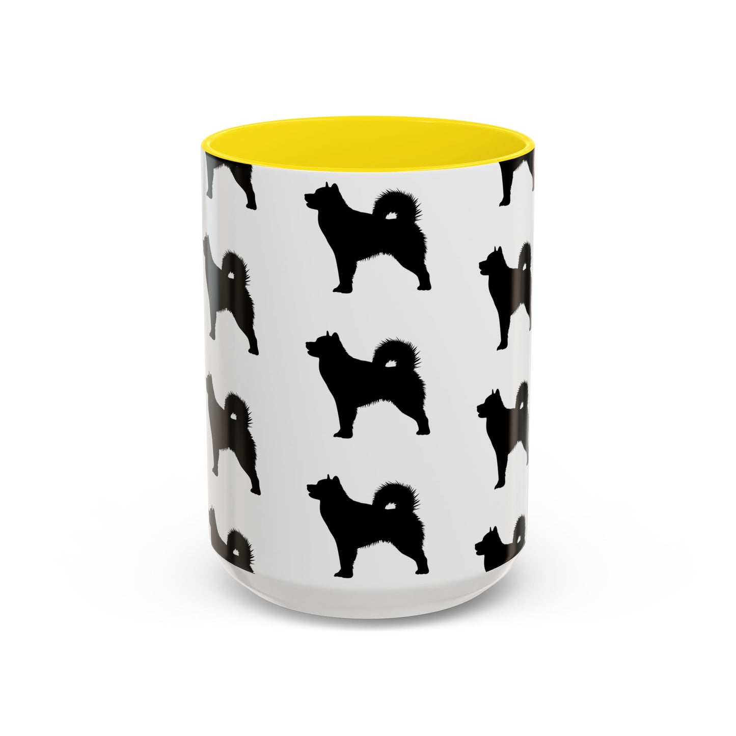 Malamute Silhouette 2-Tone Coffee Mug
