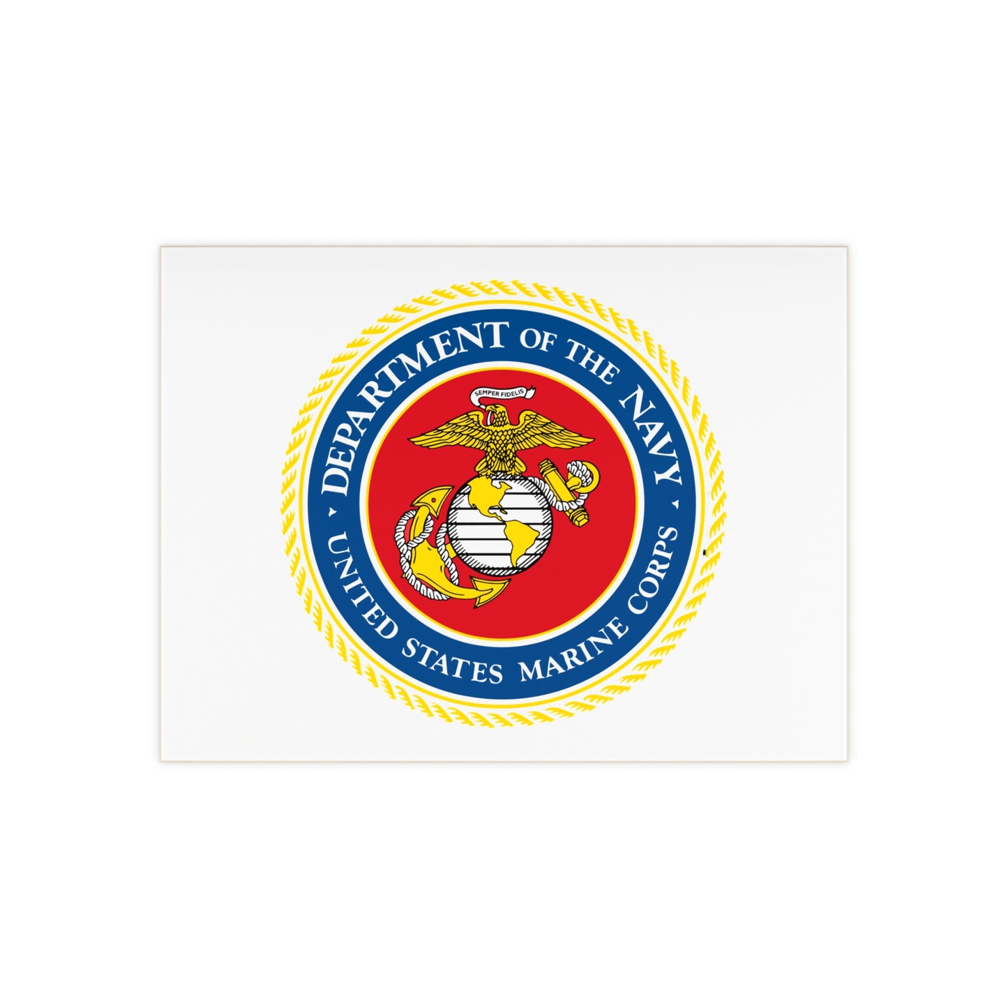 US Marine Corps Ceramic Photo Tile