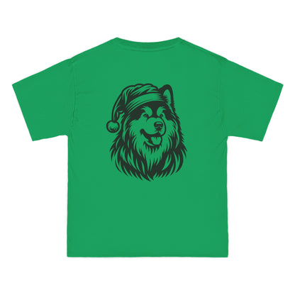Santa Paws Malamute Men's Short-Sleeve Crewneck Tee