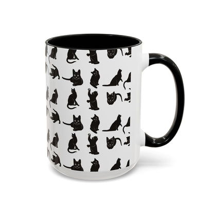 Cats 2-Tone Coffee Mug