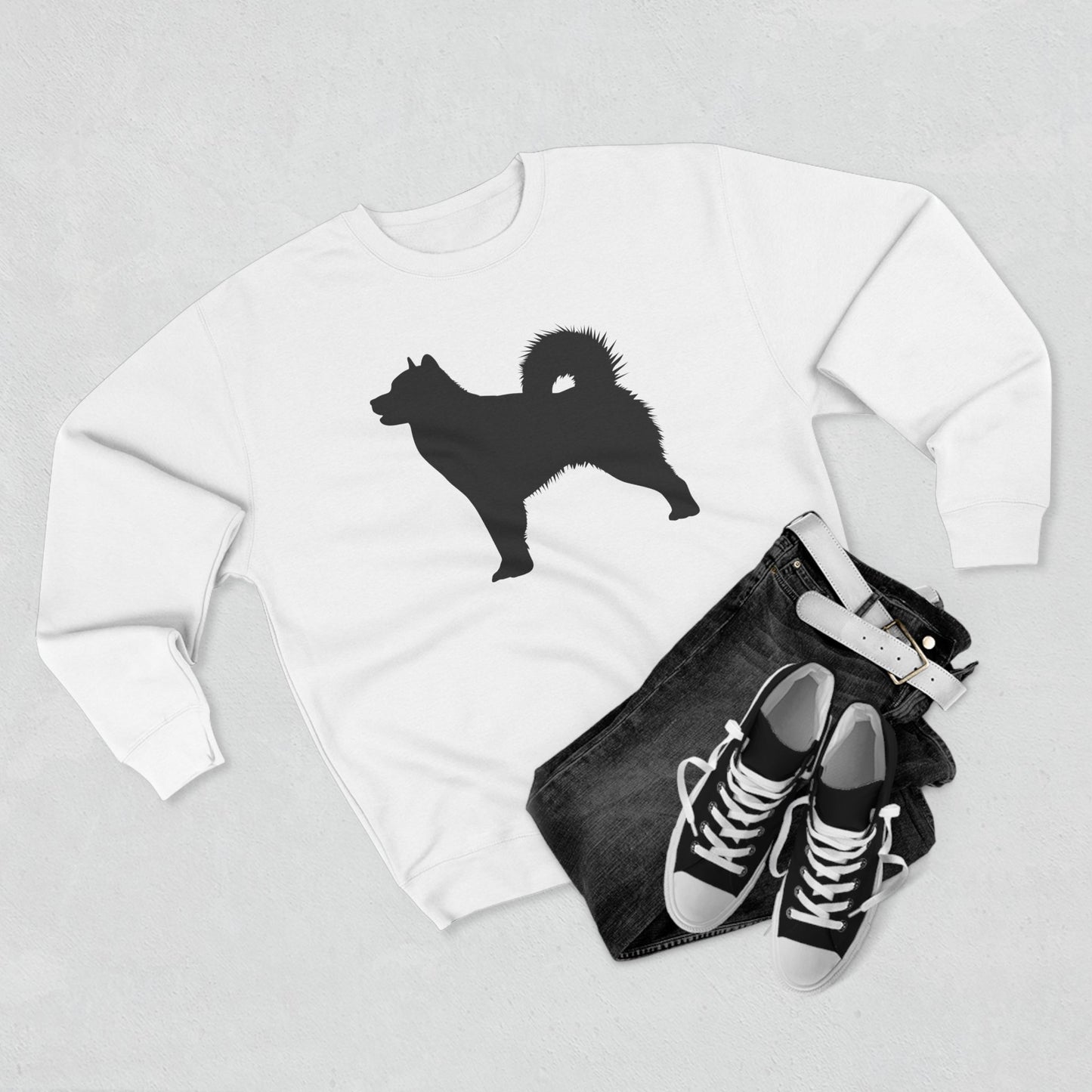 Malamute Silhouette Unisex Crewneck Sweatshirt