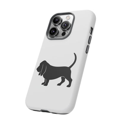 Basset Hound Silhouette iPhone Case