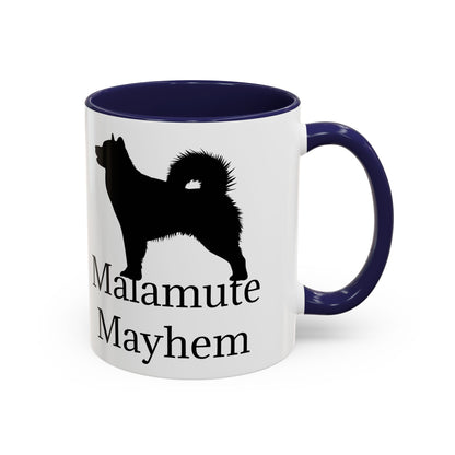 Malamute Mayhem 2-Tone Coffee Mug