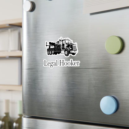 Legal H**ker Heavy Tow Truck Vinyl Decal
