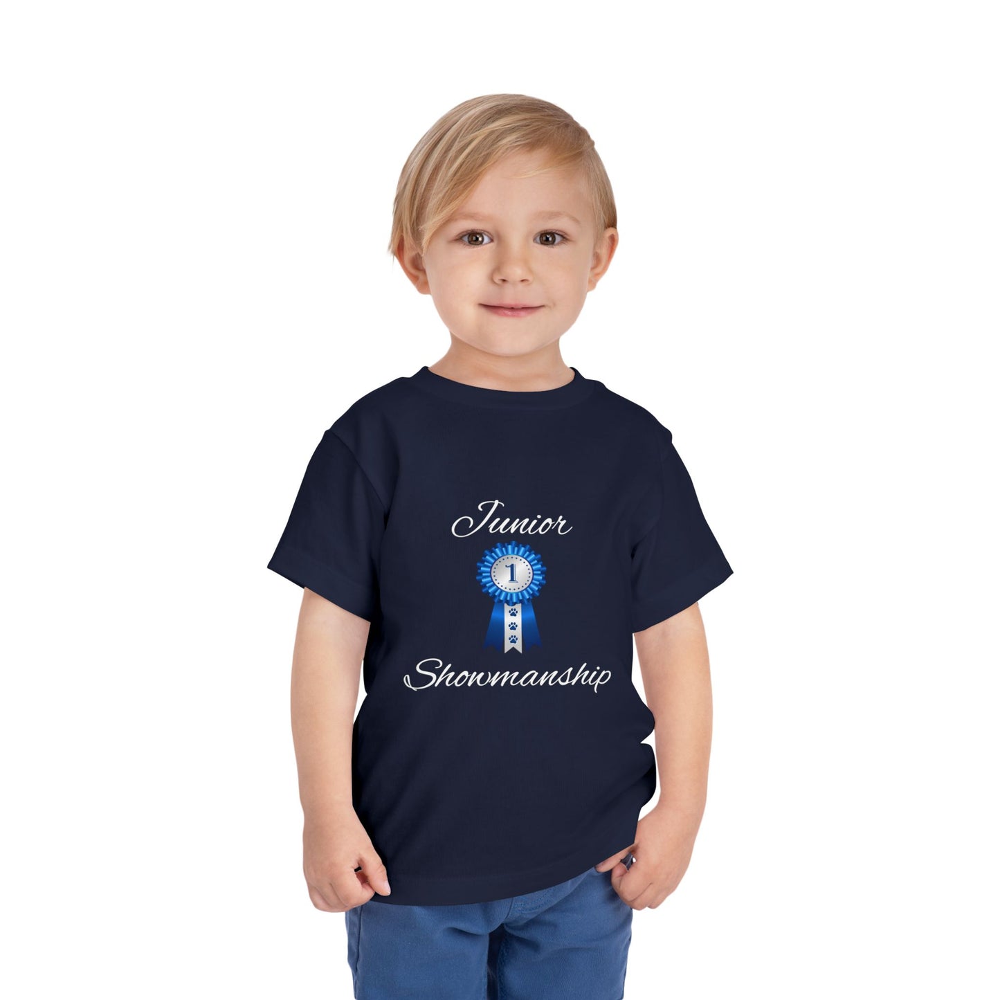 Junior Showmanship Toddler Unisex Short Sleeve Crewneck Tee