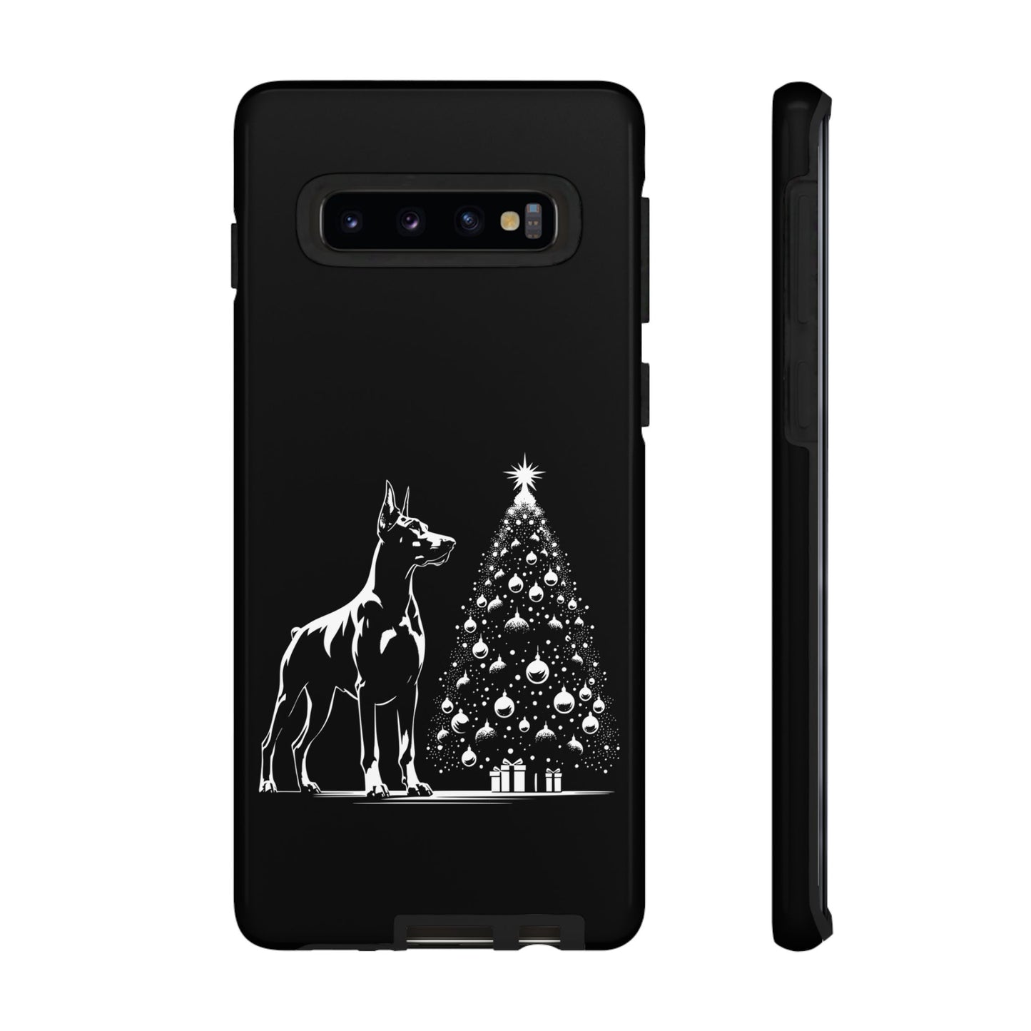 Doberman Christmas Tree Samsung Case