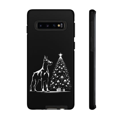 Doberman Christmas Tree Samsung Case