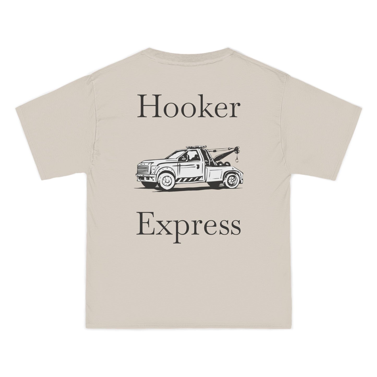 H**ker Express Wheel Lift Tow Truck Men's Short-Sleeve Crewneck Tee
