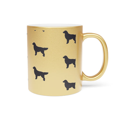 Golden Silhouette Metallic Coffee Mug