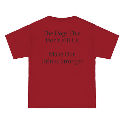 Drinks Stronger Men's Short-Sleeve Crewneck Tee
