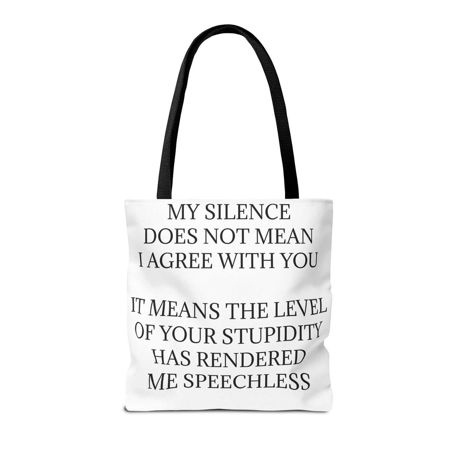 Speechless Tote Bag