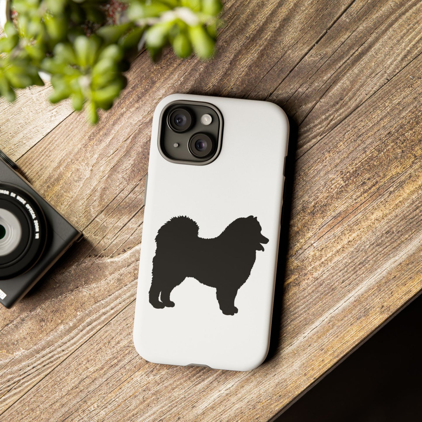 Samoyed Silhouette iPhone Case