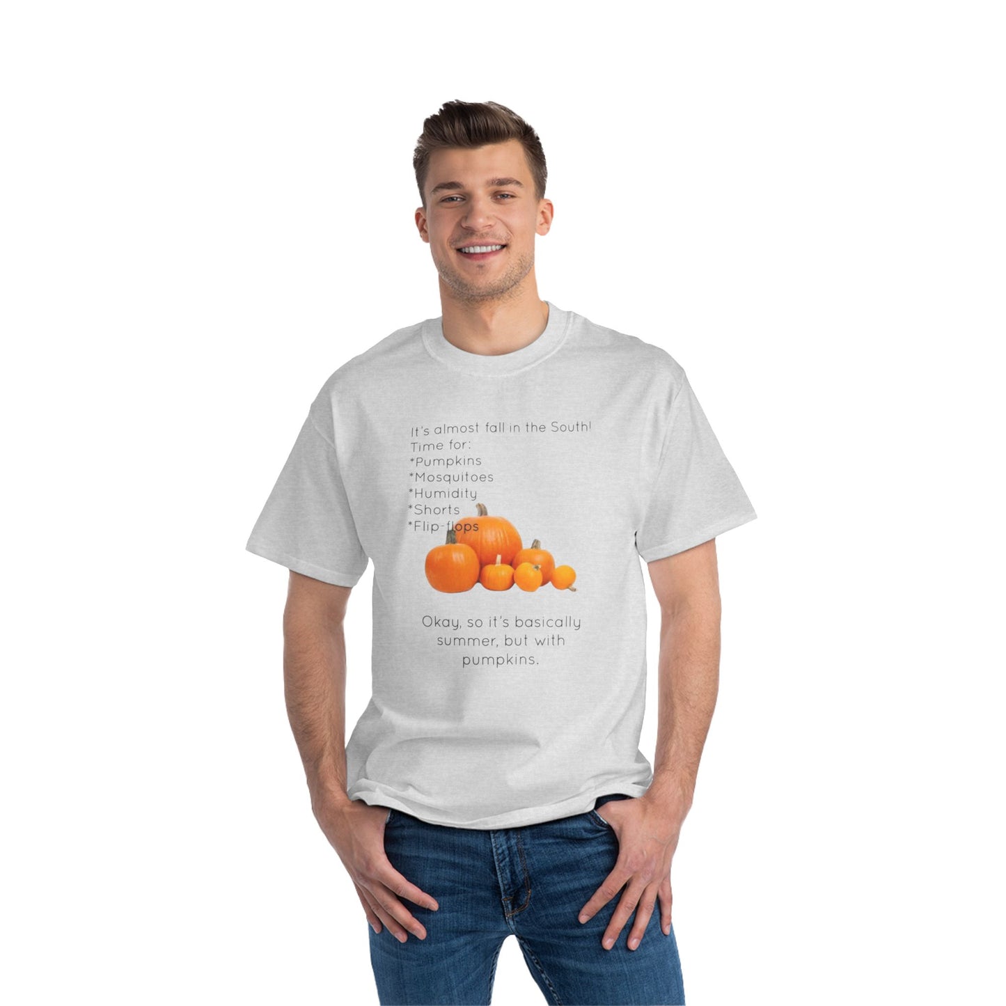 Fall In The South Men's Short-Sleeve Crewneck Tee