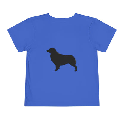Aussie Silhouette Toddler Unisex Short Sleeve Crewneck Tee