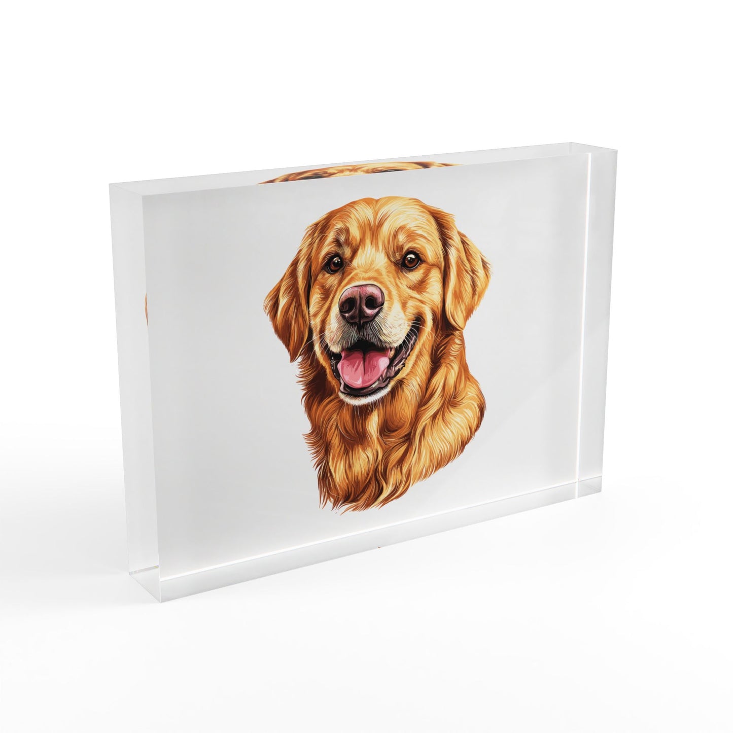 Golden Head Acrylic Photo Block