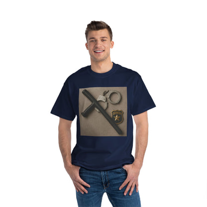Law Enforcement Appreciation Men's Short-Sleeve Crewneck Tee