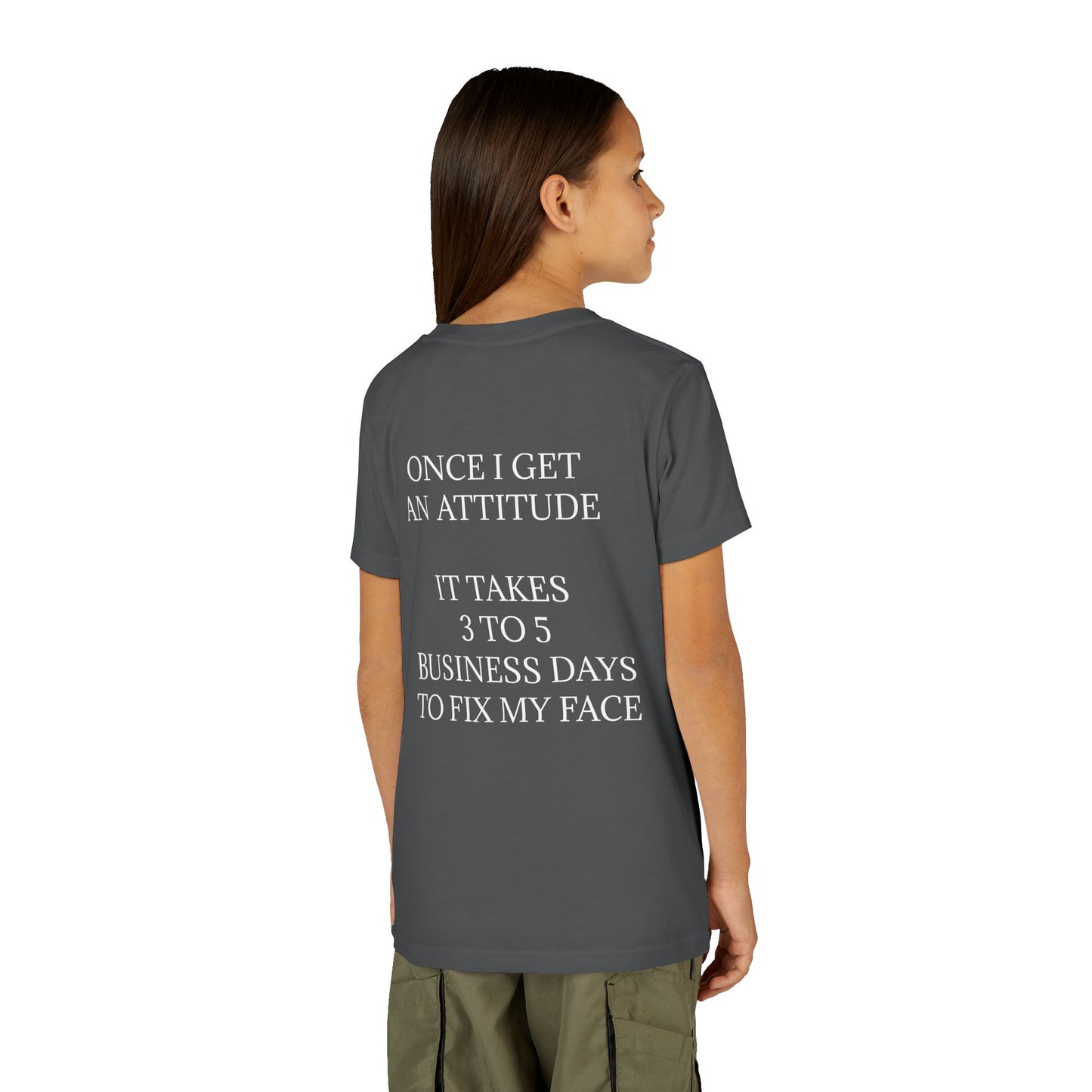 Fix My Face Youth Unisex Short Sleeve Crewneck Tee
