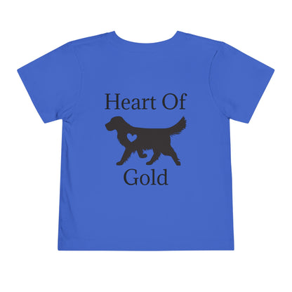 Heart Of Gold Toddler Unisex Short Sleeve Crewneck Tee