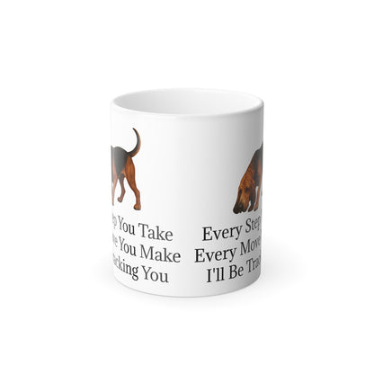 Tracking You Color Changing Mug