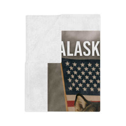 All-American Breed Velveteen Microfiber Blanket