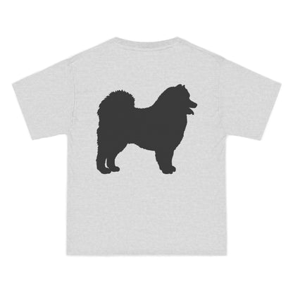 Samoyed Silhouette Men's Short-Sleeve Crewneck Tee