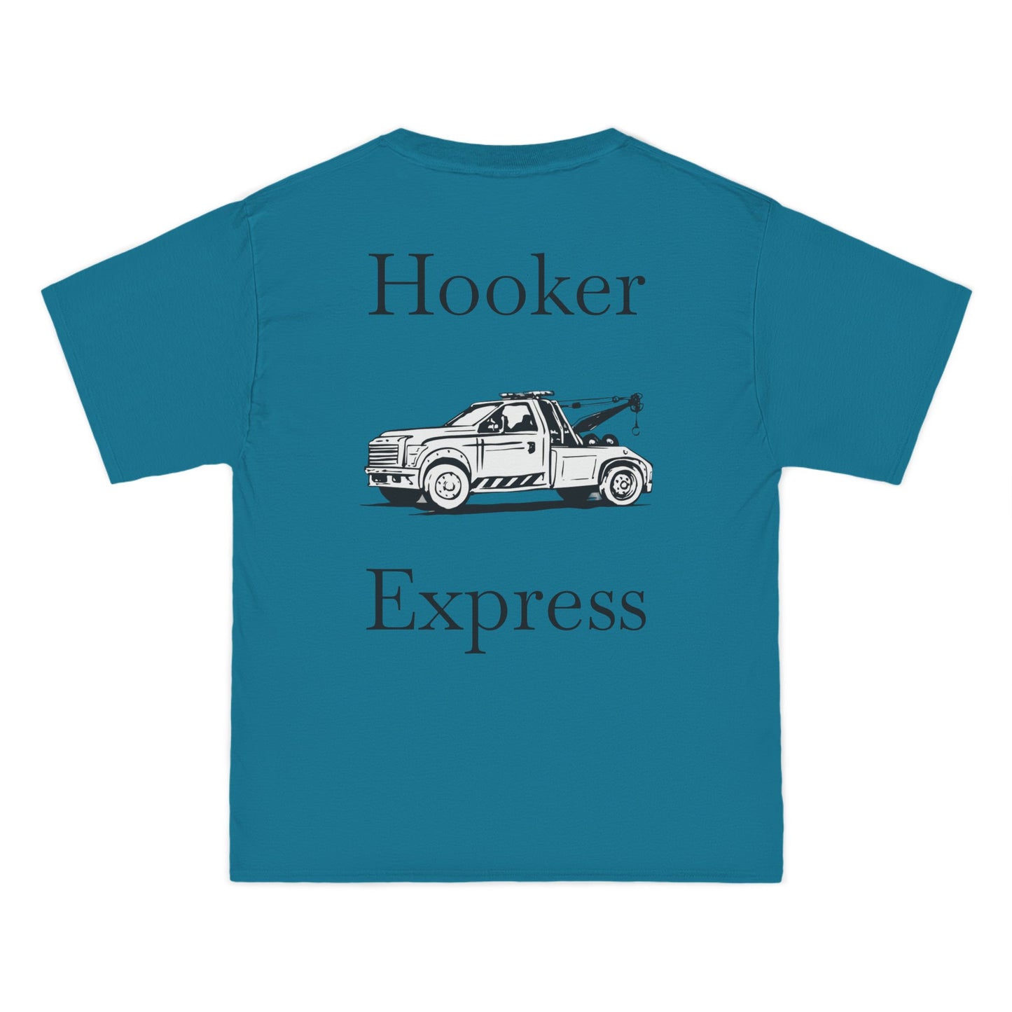 H**ker Express Wheel Lift Tow Truck Men's Short-Sleeve Crewneck Tee