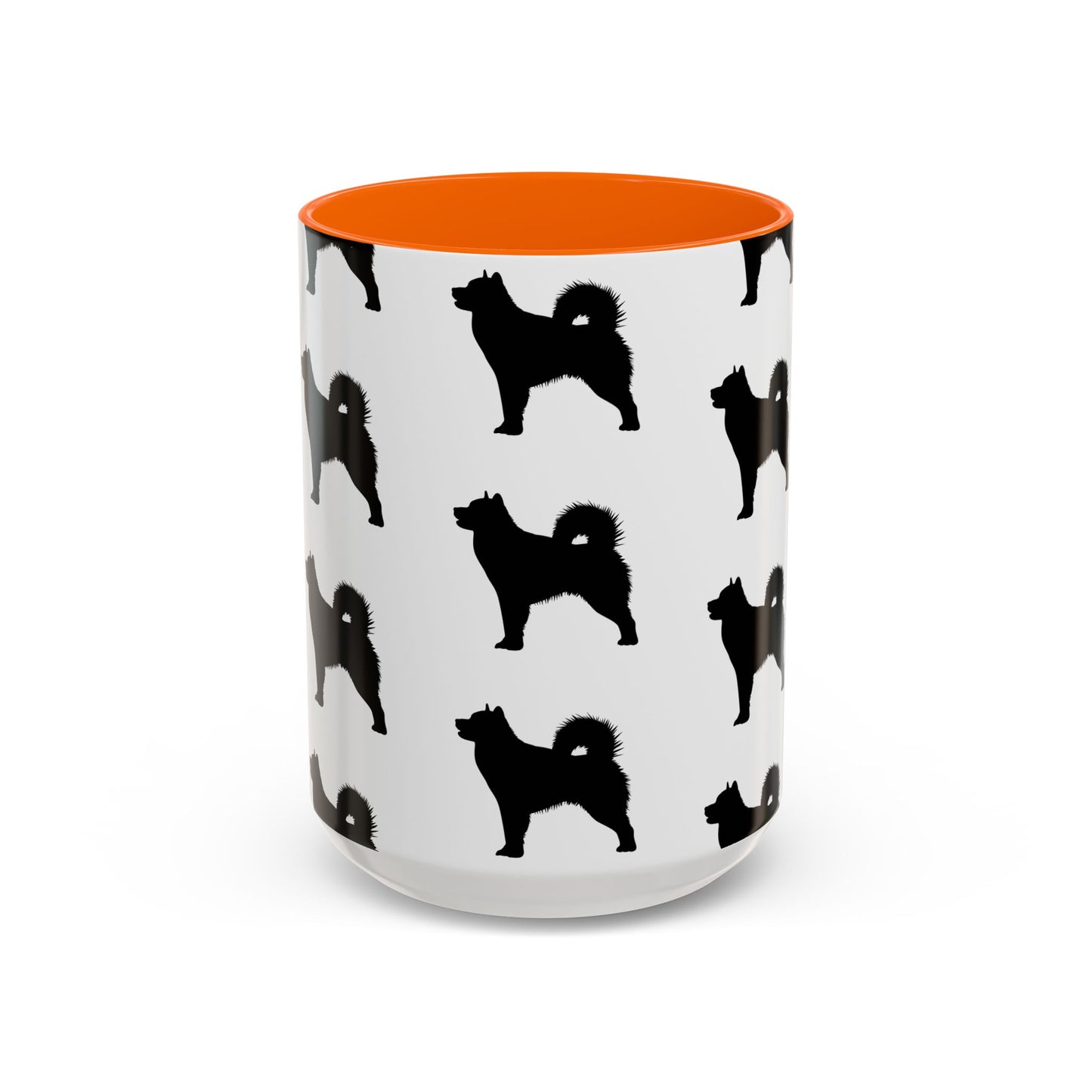 Malamute Silhouette 2-Tone Coffee Mug
