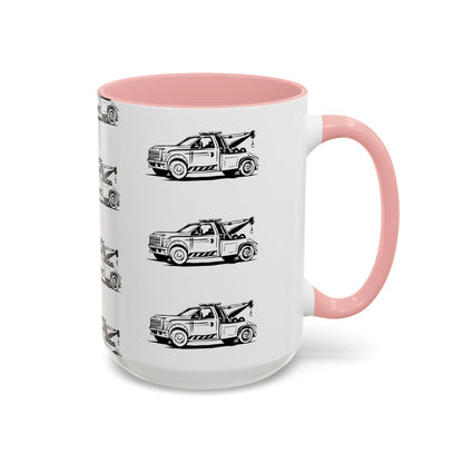 Wheel Lift Tow Truck 2-Tone Coffee Mug