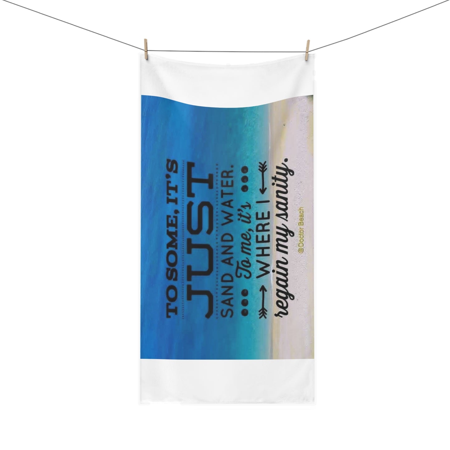 Dr. Beach Mink-Cotton  Beach Towel