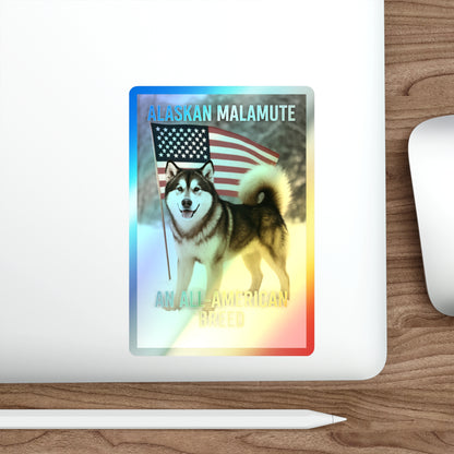 All-American Breed Holographic Sticker