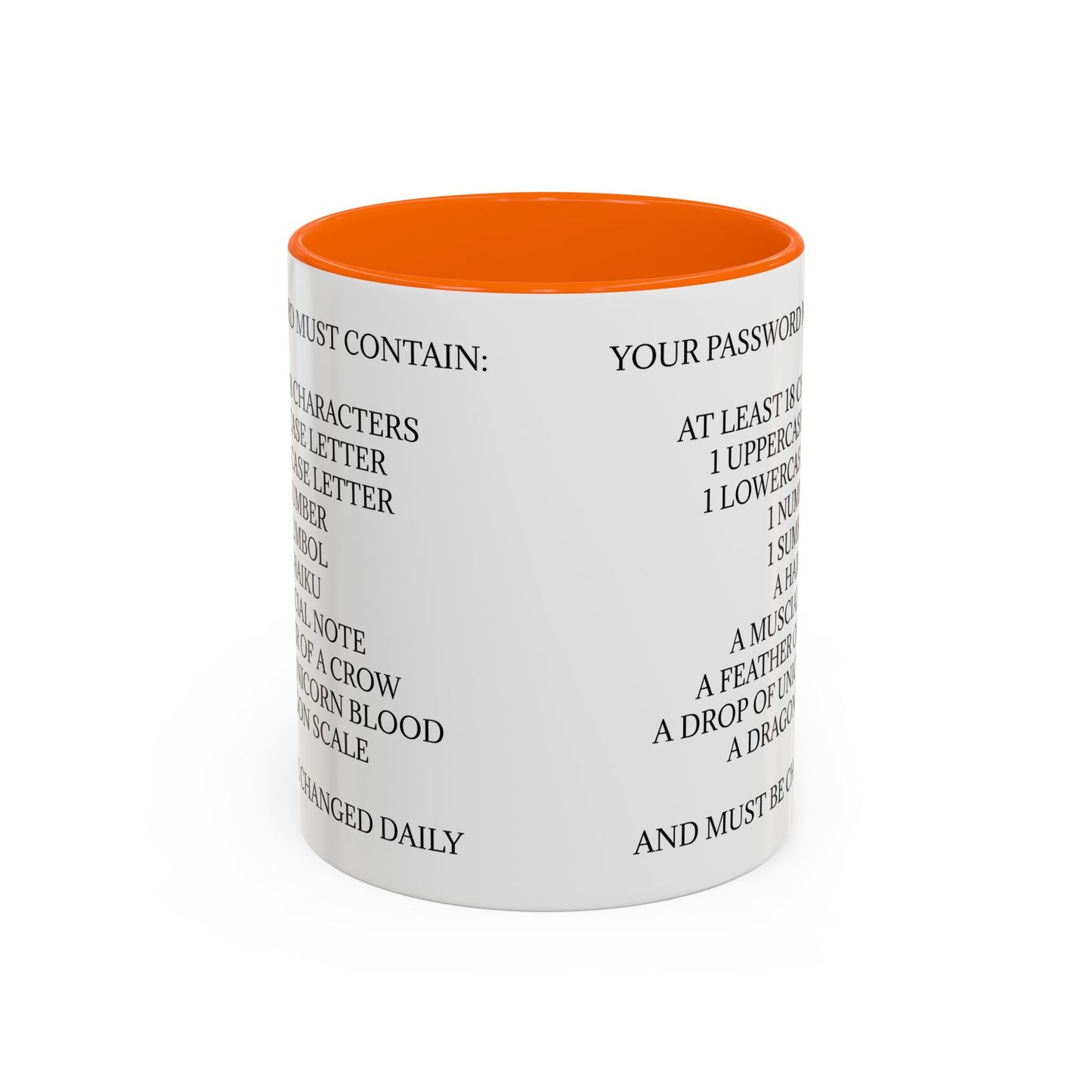 Password 2-Tone Coffee Mug