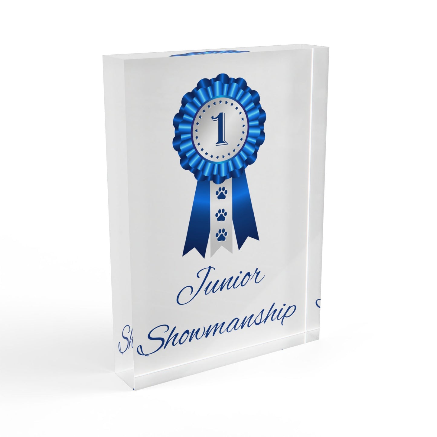 Junior Showmanship Acrylic Photo Block