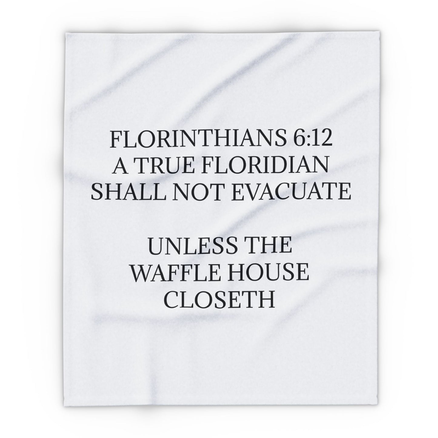 Florinthians 6:12 Arctic Fleece Blanket