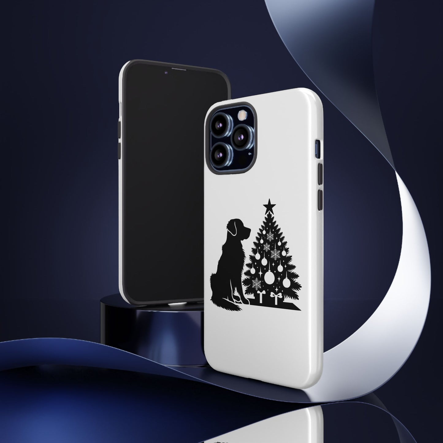 Golden Christmas Tree iPhone Case
