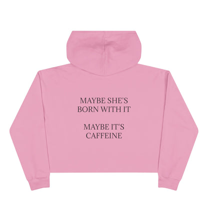 Born With It Women's Crop Hoodie