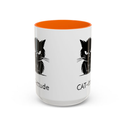 CAT-ittude 2-Tone Coffee Mug