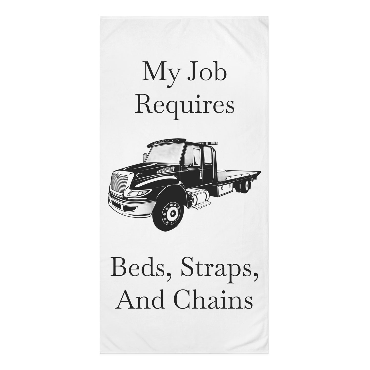 Beds, Straps, And Chains Mink-Cotton  Beach Towel