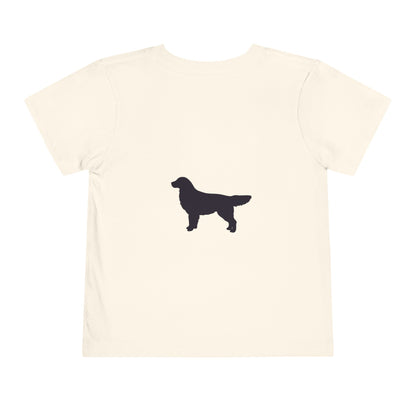 Golden Silhouette Toddler Unisex Short Sleeve Crewneck Tee