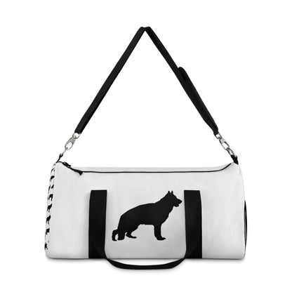 German Shepherd Silhouette Duffel Bag