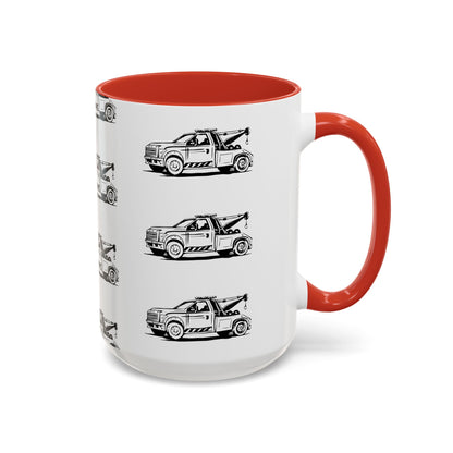 Wheel Lift Tow Truck 2-Tone Coffee Mug