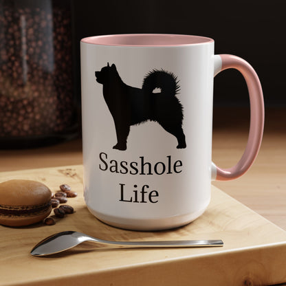 Sasshole Life 2-Tone Coffee Mug