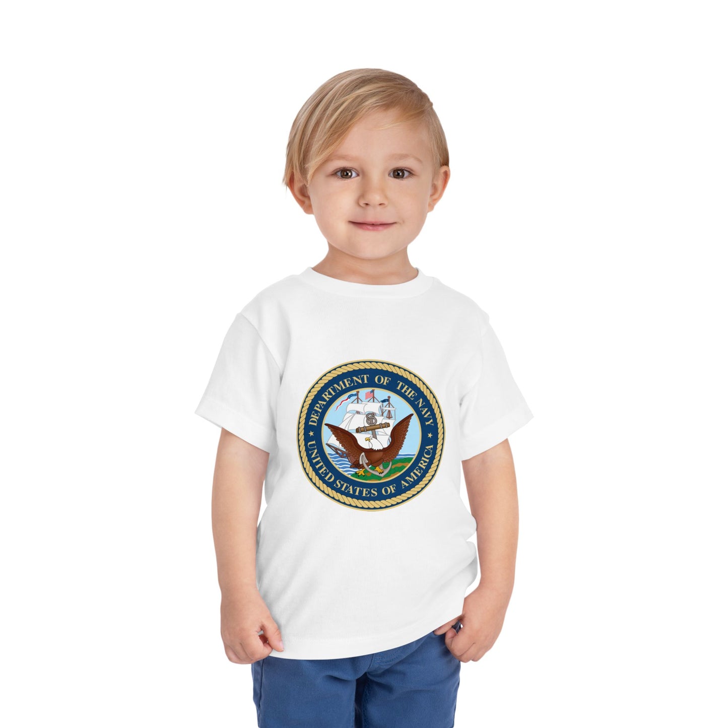 US Navy Toddler Unisex Short Sleeve Crewneck Tee