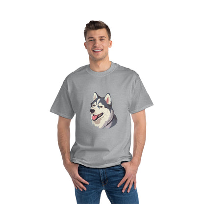 Malamute Head Men's Short-Sleeve Crewneck Tee