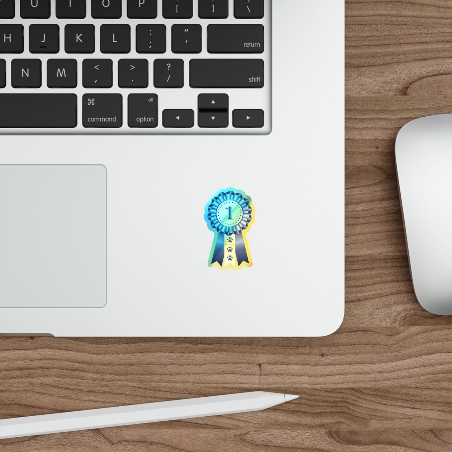 Show Ribbon Holographic Sticker