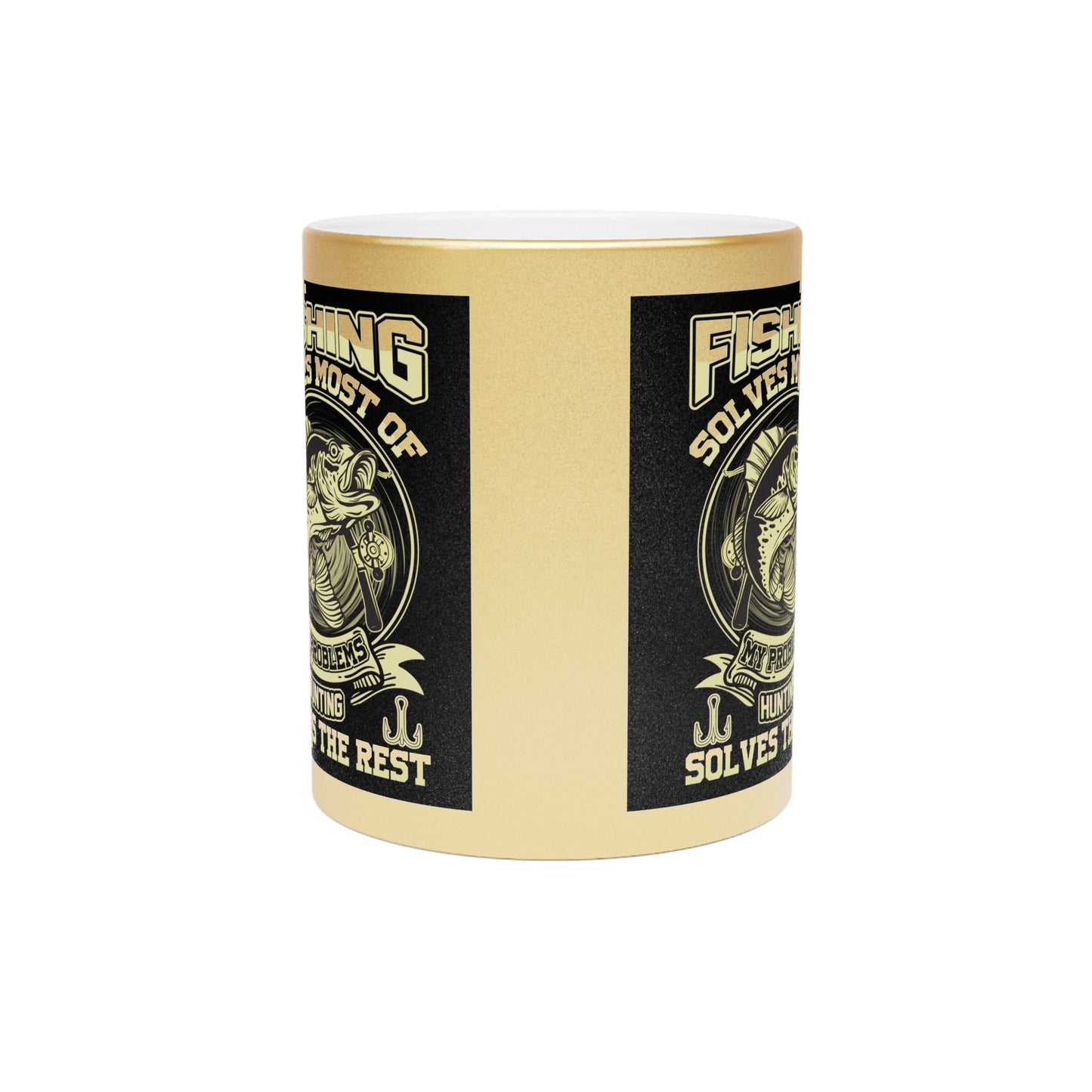 Problem Solving Metallic Coffee Mug