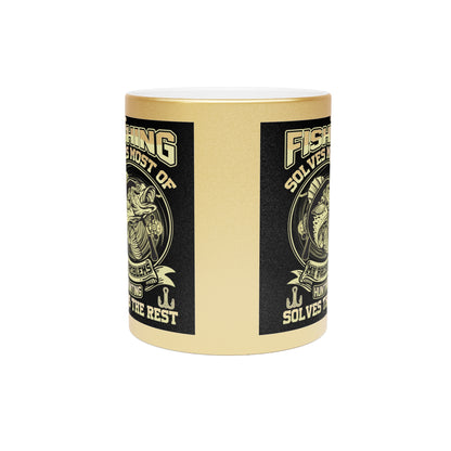 Problem Solving Metallic Coffee Mug
